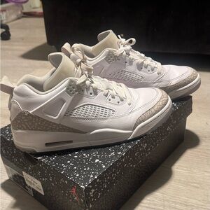 White Jordan Spizike Low Men’s